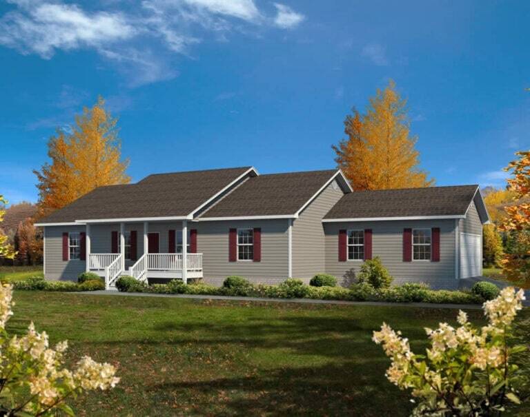 Jasper grey custom home exterior