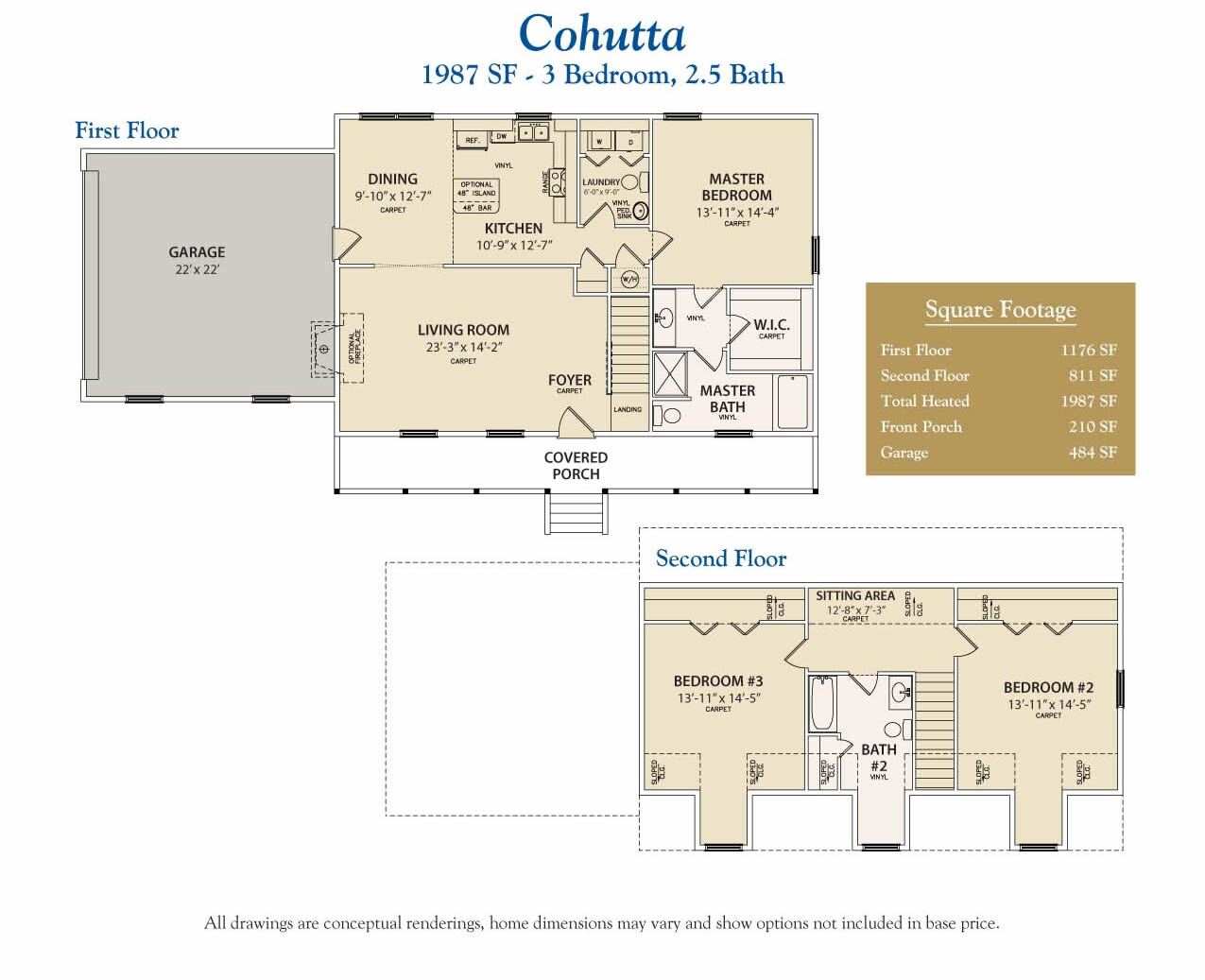 cohutta custom home floor plan