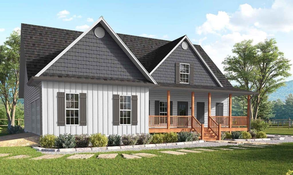 Asheville Custom Home Plan Example
