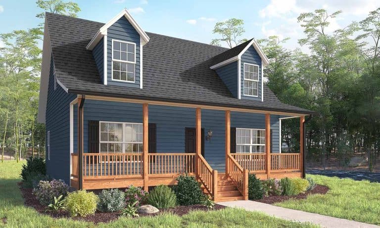 Photo rendering of Trinity Custom Home plan Creekside