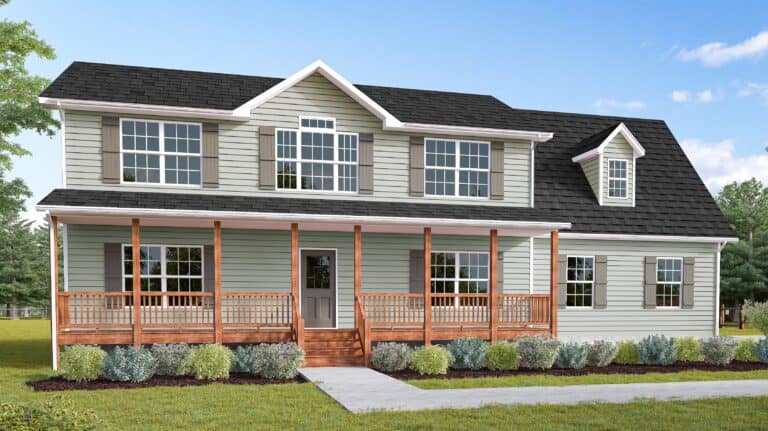 Photo render of Plantation II spacious custom home plan