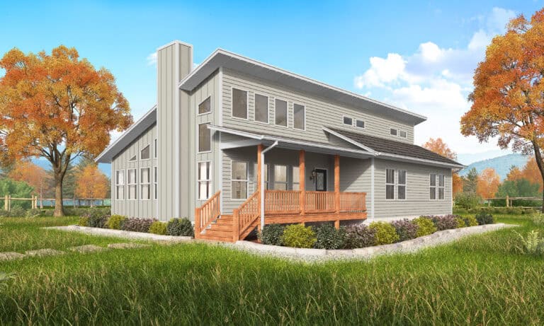 Photo render of Yellowstone II spacious custom home plan