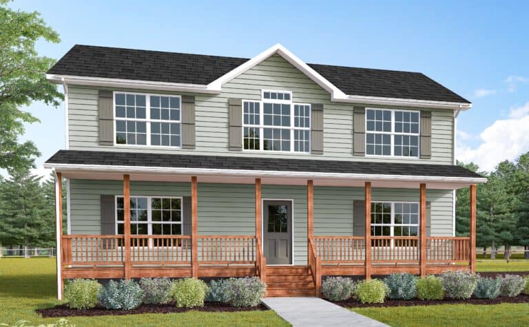 Photo render of Plantation spacious custom home plan