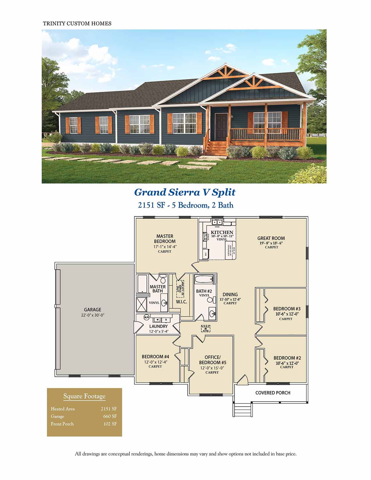 grand sierra v split rendering and floor plan