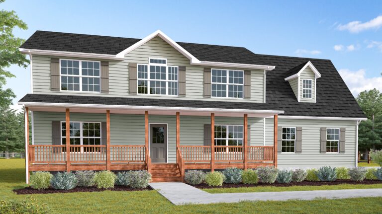 Photo render of Plantation II spacious custom home plan